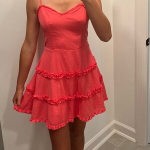 Pink summer dress